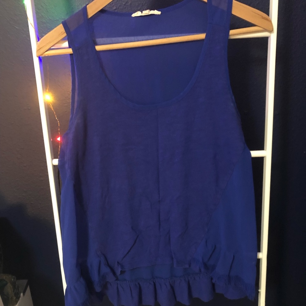 Nordstrom blue sleeveless top